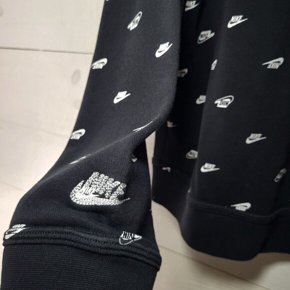 Nike Swoosh Boy's Hoodie Logo Sweatshirt - Picture 4 of 7